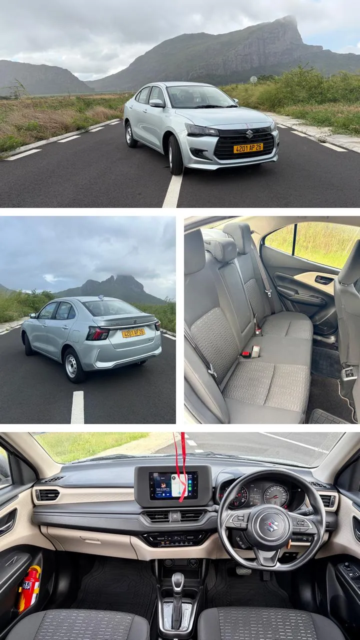 Suzuki Dzire 2026 - Sable Cars Mauritius